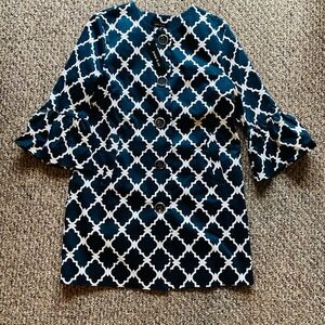 Jennie & Ray Navy and White Coat